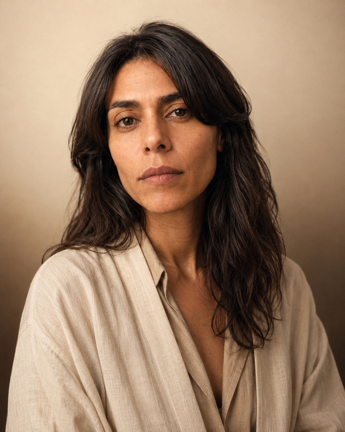 Portrait of Maria Rosa, co-founder and creative director of KURACONV