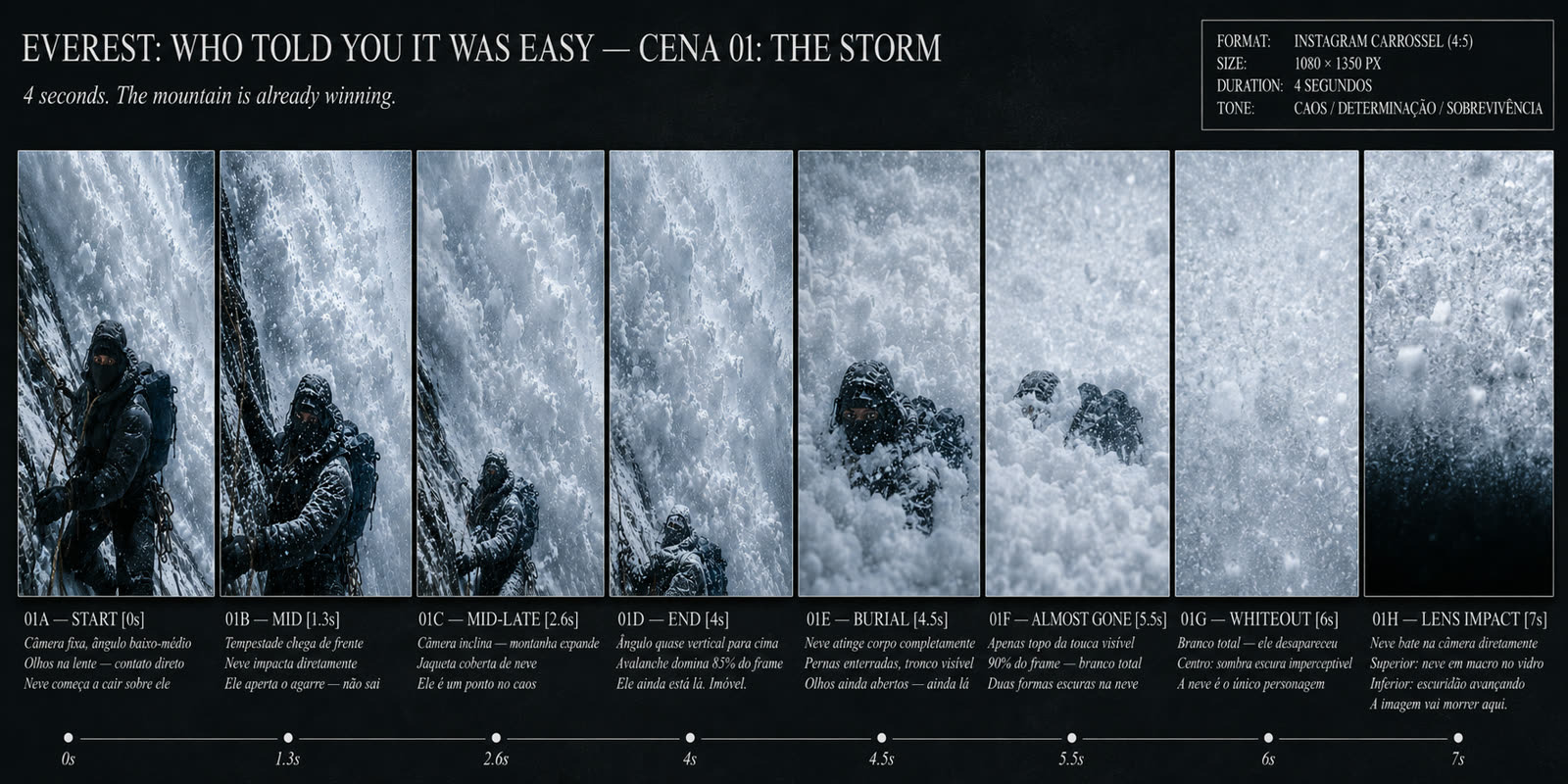 EVEREST, storyboard 1